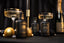 4711 Acqua Colonia Collection Absolue Shooting Bild Flakon auf Tisch mit Champagner