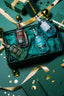 4711 Shootingbild mit Acqua Colonia Flakons in weihnachtlicher Geschenkbox 