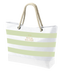 Produktabbildung 4711 Acqua Colonia Strandtasche Weiß Grün gestreift 